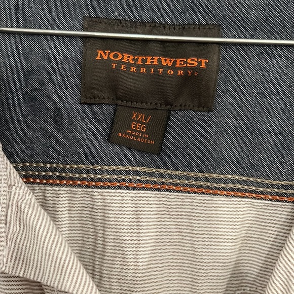 Northwest Territory Men’s Western snap button shirt sleeve shirt  size XXL - Picture 2 of 5